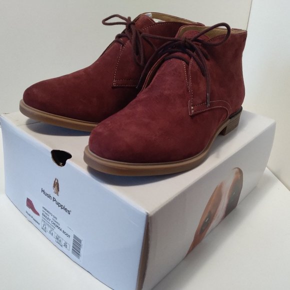 Hush Puppies size 7.5 Cordovan Suede Chukka Boot - Picture 9 of 9